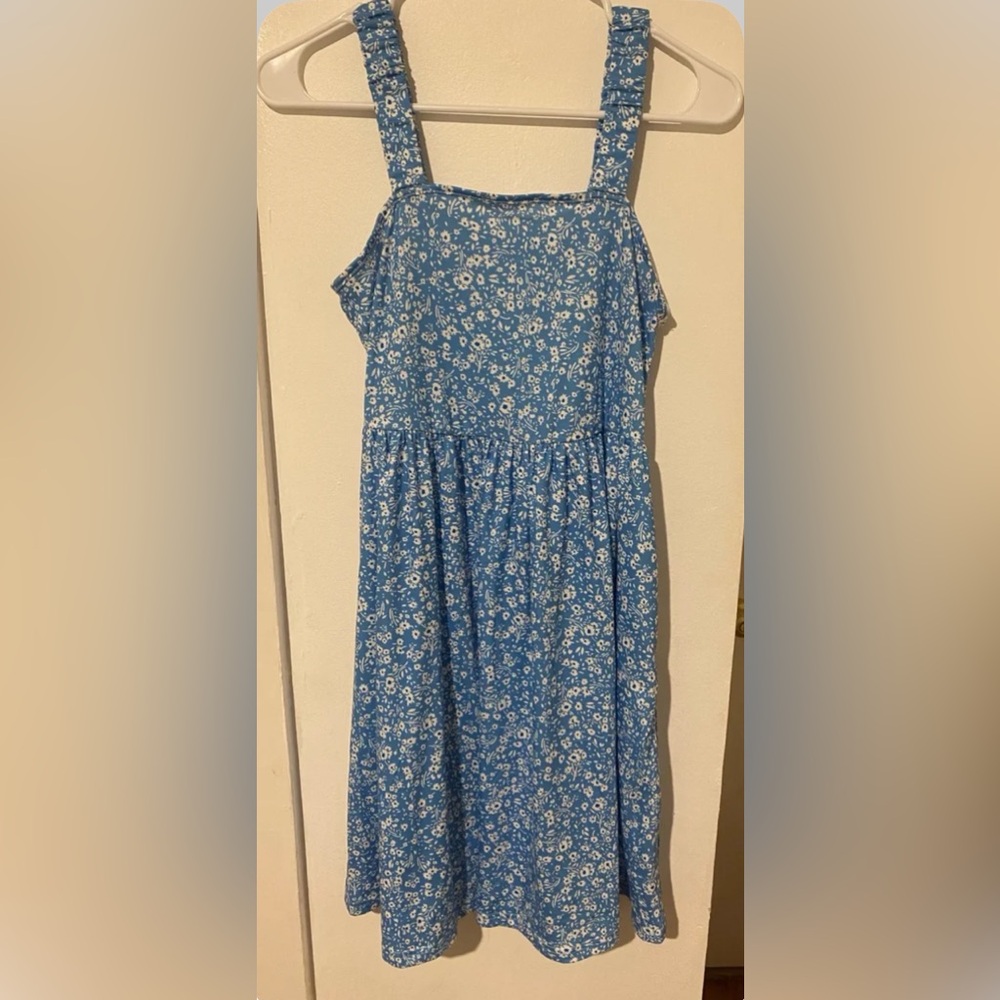 Floral Blue Dress